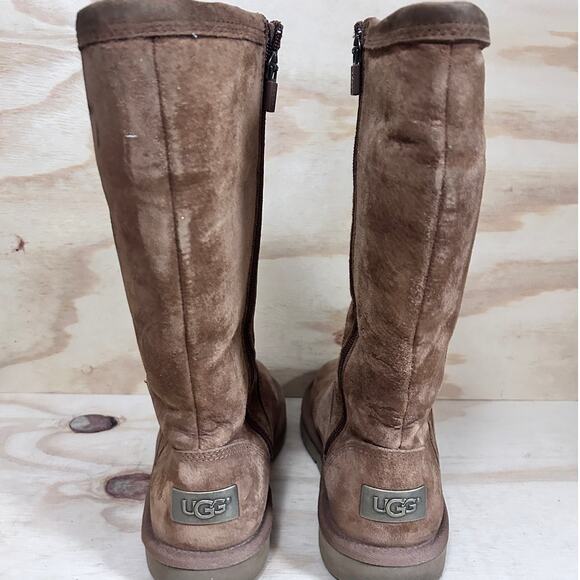UGG Australia - Kenlys Tall - Winter Boots - Brown - Women's - 6 - S/N 1890 - Picture 6 of 8